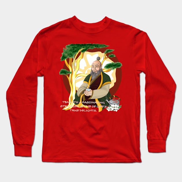 Uncle Iroh Long Sleeve T-Shirt by KataMartArt